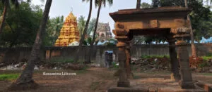 100 స్తంబాల శివాలయం లో ప్రాకారమండపం 